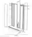 Fig. 23 - Modular wall assembly for a cosmetic fixture system