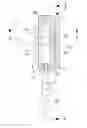Fig. 01 - Disposable bath brush with integral gel soap and moisturizer dispensers