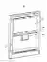Fig. 01 - Door assembly for a dishwasher
