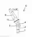 Fig. 01 - Bendable prosthesis post and angular adjustment method