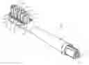 Fig. 01 - REPLACEABLE MULTI-DIRECTIONAL BRUSH HEAD FOR A TOOTHBRUSH AND A METHOD OF USING THE SAME