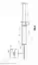 Fig. 03 - Precise accurate measurement of the administration of drugs using the injection method by means of ultrasonic pulse-echo principles