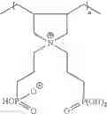Fig. 17 - Polymerization of bis[3-(diethoxyphosphoryl)propyl]diallylammonium chloride