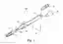 Fig. 02 - Applicator for in particular manually controlled application of a light-curable composite material and arrangement of a light source on the applicator