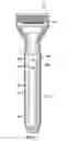 Fig. 09 - Removable razor cartridge having magnetic elements