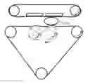 Fig. 01 - Roller system adapted to be used in relation to a flattening apparatus for flattening foodstuff