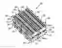 Fig. 01 - Battery array rail assembly with tie bracket