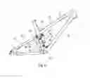 Fig. 09 - Bicycle frame rear suspension with flexing frame segment