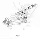 Fig. 34 - Bicycle frame rear suspension with flexing frame segment