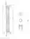 Fig. 20 - Dual Diaphragm Electrolysis cell assembly and method for generating a cleaning solution without any salt residues and simultaneously generating a sanitizing solution having a predetermined level of available free chlorine and PH