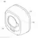 Fig. 01 - Wall-mounted washing machine and dispenser thereof
