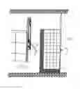 Fig. 08 - Locking and pivoting latch for a fence support post