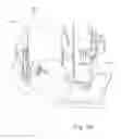 Fig. 12 - Auger cleaning device for removing debris from a helical drilling tool, drilling machine provided with said cleaning device and use of said drilling machine