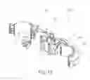 Fig. 16 - Auger cleaning device for removing debris from a helical drilling tool, drilling machine provided with said cleaning device and use of said drilling machine