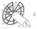 Fig. 07 - Booster explosive support device for anchoring an explosive booster in a borehold