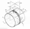 Fig. 01 - Anchoring device with spacer for hooping reinforcements