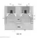 Fig. 17 - Floating body memory cell having gates favoring different conductivity type regions