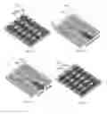 Fig. 14 - METHODS OF LOCATING DIFFERENTLY SHAPED OR DIFFERENTLY SIZED LED DIE IN A SUBMOUNT