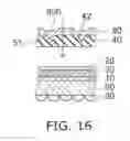 Fig. 17 - Organic electroluminescent element and light emitting device with light extraction portions