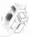 Fig. 07 - Seal having a packing portion extending from a flat portion with a step