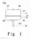 Fig. 02 - Inner-rotor motor with upper and lower brackets press-fit with the stator core, and a circuit board