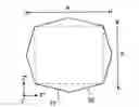 Fig. 01 - Crystal resonator including blank and supporting portion