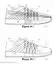 Fig. 13 - Footwear incorporating angled tensile strand elements