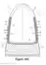 Fig. 17 - Footwear incorporating angled tensile strand elements