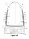 Fig. 18 - Footwear incorporating angled tensile strand elements