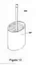 Fig. 12 - Cosmetic container with multifunctional insert