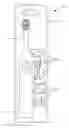 Fig. 01 - Toothbrush including kit for decorating the toothbrush