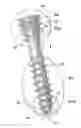 Fig. 01 - Screw for osteosynthesis and arthrodesis