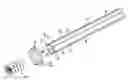 Fig. 01 - Butt-end apparatus for a lacrosse stick or other sport implement