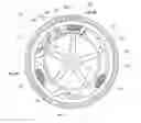 Fig. 01 - Low efficiency bicycle wheel system and method