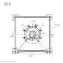 Fig. 05 - Securing device for securing a turbomachine rotor set up transversely to a horizontal plane against tipping over and orientation method therefor