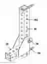 Fig. 01 - Adjustable device for supporting hitch mounted accessories