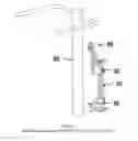 Fig. 07 - Adjustable device for supporting hitch mounted accessories