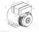 Fig. 01 - Rotary electric machine equipped with a terminal box