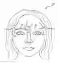 Fig. 01 - Golden ratio eyebrow shaping method