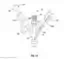 Fig. 10 - Microwave antenna with choke