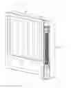 Fig. 01 - Floor-mounting gate-closer post with rotary dampener