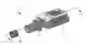Fig. 01 - Optical communications module having an optical port that prevents relative movement from occurring between the optical port and a ferrule that is mated with the optical port
