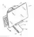 Fig. 01 - PLANAR ELECTRONIC DISPLAY MOUNT WITH ADJUSTABLE KEYBOARD TRAY