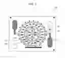 Fig. 04 - Light-emitting device having a plurality of concentric light transmitting areas
