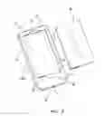 Fig. 12 - Protective case for mobile device with auxiliary battery and power control
