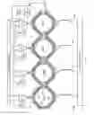 Fig. 63 - Linear row array integrated power combiner for RF power amplifiers