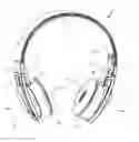 Fig. 01 - Headphones with slidable lead element in earphone housings