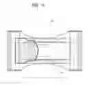 Fig. 22 - Absorbent article provided with a bodily fluid reception canal