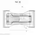 Fig. 24 - Absorbent article provided with a bodily fluid reception canal