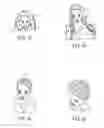 Fig. 02 - Doll having fastening surface head with interchangeable hair sections
